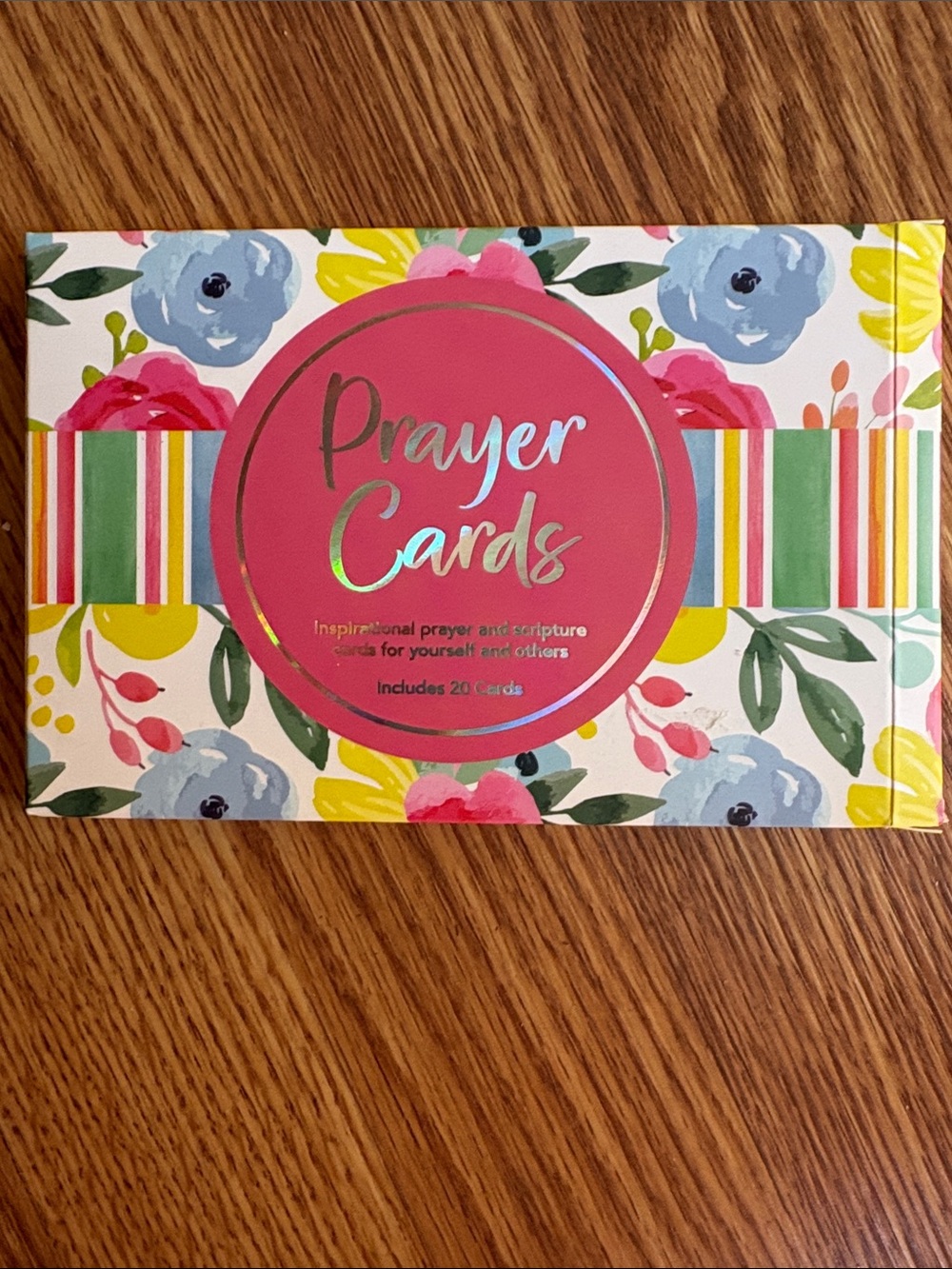 Prayer Cards Set - Floral Pink Inspirational Cards
